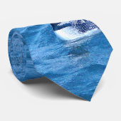 海のタイの共通の水潜り鳥 ネクタイ (ロール)