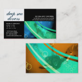 海のダイバーを追い払う 名刺 (正面/裏面)