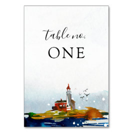 海のテーブルカ結婚ードで テーブルナンバー