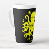 海のテーマとファンタジー |タコ航海の| Mug カフェラテマグ (左アングル)