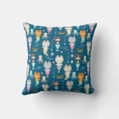 海のテーマのクッション クッション (裏面)