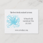 海のテーマの名刺 名刺 (裏面)