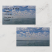 海のテーマの名刺 名刺 (正面/裏面)