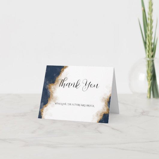 海のテーマの感謝カード サンキューカード (正面)