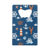 海のテーマパターン1 クレジットカード栓抜き (裏面)