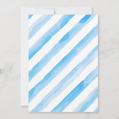 海のテーマパーティーの招待を受けてかわいい 招待状 (裏面)