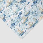 海のデコパージュ付きボート 薄葉紙 (詳細)