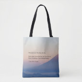 海のトートから上がる山 トートバッグ (正面)