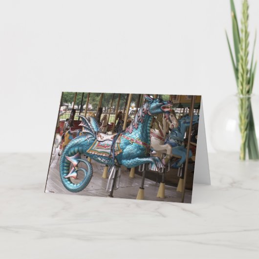 海のドラゴンの回転木馬 カード (正面)