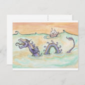 海のドラゴン ポストカード (正面/裏面)