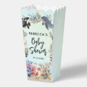 海のニュートラルなベビーシャワーの下の水色 フェイバーボックス (裏面)