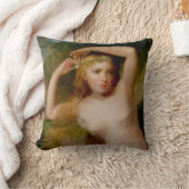 海のニンフ(Thomas Sully著) クッション (ブランケット)