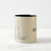 海のノバスコシア ツートーンマグカップ (中央)