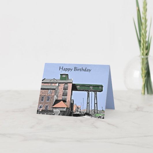 海のノーフォークの隣の古い穀倉地帯の井戸 カード (正面)