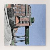 海のノーフォークの隣の古い穀倉地帯の井戸 ジグソーパズル (横)