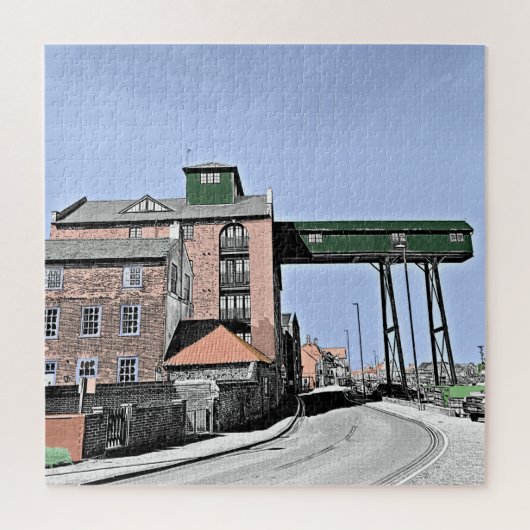 海のノーフォークの隣の古い穀倉地帯の井戸 ジグソーパズル (縦)