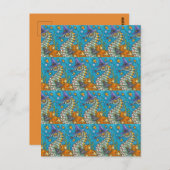 海のハロウィーンの下のキャンディーコーンシーホースの魔女 ポストカード (正面/裏面)