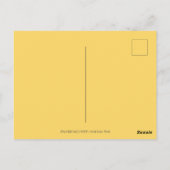 海のハロウィーン魚の下のキャンディーコーンシーホース ポストカード (裏面)