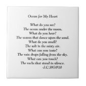 海のハート。 タイル (正面)