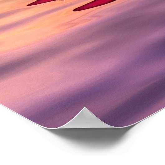 海のハート ポスター (角)