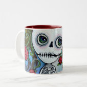 海のバラ ツートーンマグカップ (正面左)