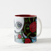 海のバラ ツートーンマグカップ (正面右)