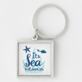 海のビタミン – Summer インスパイア Keychain(海) キーホルダー (正面)