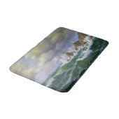 海のビーチの灯台はボートの石のバス・マットを振ります バスマット (アングル)