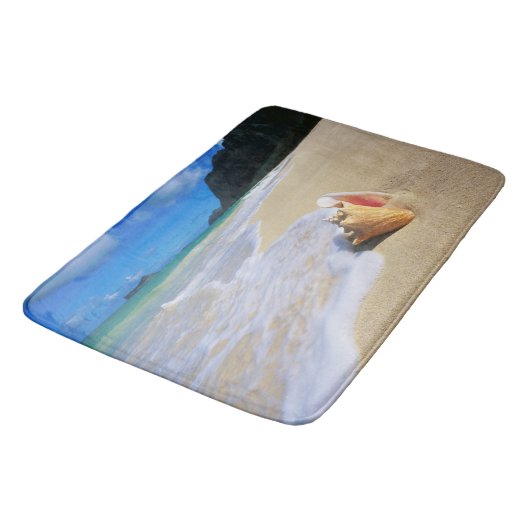 海のビーチの貝殻の浴室の敷物のマットの家の装飾 バスマット (アングル)