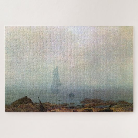 海のビーチ霧の中 – カスパルDavid Friedrich ジグソーパズル (横)