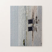 海のビーチ ジグソーパズル (縦)