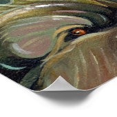 海のビーチIアートプリント低眉の海のモンスターゴシック ポスター (角)