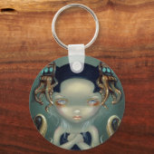 "海のビーチI"キーチェーン キーホルダー (正面)