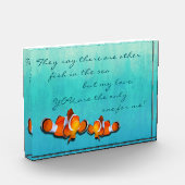 海のピエロ魚を愛する フォトブロック (左)