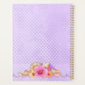 海のブルネットの人魚と海のシェルの下で プランナー手帳 (裏面)