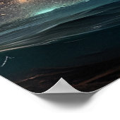 海のヘビ – ヨルムンガンドールポスター ポスター (角)