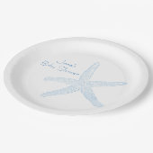 海のベビーシャワーのプレート(男の子) ペーパープレート (アングル)