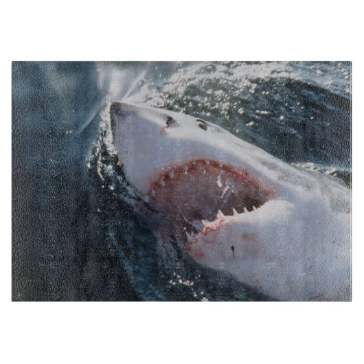 海のホホジロザメ カッティングボード (正面)
