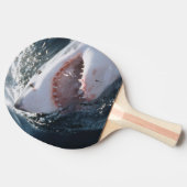 海のホホジロザメ 卓球ラケット (横)