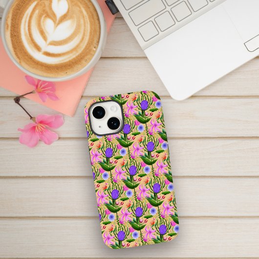 海のホリーとユリの秘密の庭園 Case-Mate iPhoneケース