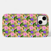 海のホリーとユリの秘密の庭園 Case-Mate iPhoneケース (裏面 (横))