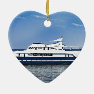 海のボート セラミックオーナメント