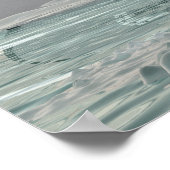 海のポスターでロボットが墜落 ポスター (角)