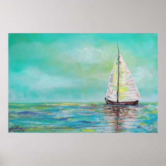 海のポスターで独り立ち ポスター (正面)