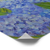 海のポスターによるアジサイ ポスター (角)