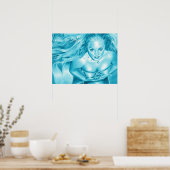 海のポスターの下 ポスター (キッチン)