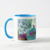 海のマグによる人魚 マグカップ (左)