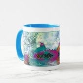 海のマグによる人魚 マグカップ (正面左)