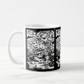 海のマグの下の20,000人のリーグ コーヒーマグカップ (左)