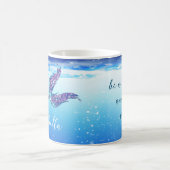 海のマグカップの人魚の尾 コーヒーマグカップ (中央)
